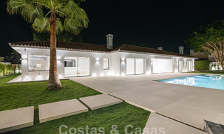 Nouvelle villa méditerranéenne moderne de plain-pied à vendre, frontline golf, proche de San Pedro - Marbella 62528 