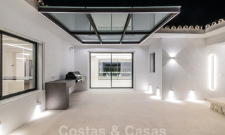 Nouvelle villa méditerranéenne moderne de plain-pied à vendre, frontline golf, proche de San Pedro - Marbella 62529 