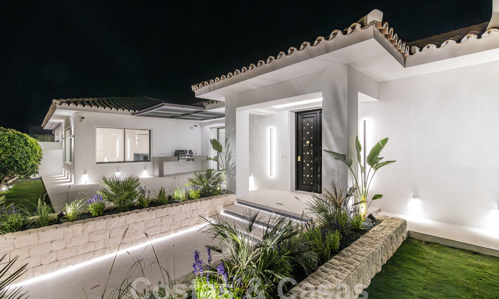 Nouvelle villa méditerranéenne moderne de plain-pied à vendre, frontline golf, proche de San Pedro - Marbella 62530