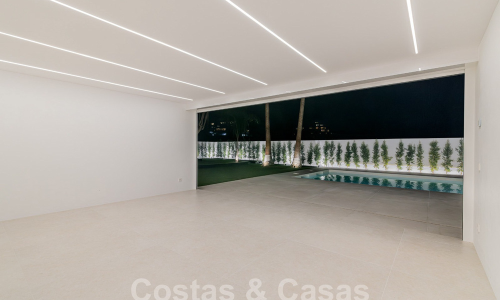 Nouvelle villa méditerranéenne moderne de plain-pied à vendre, frontline golf, proche de San Pedro - Marbella 62533
