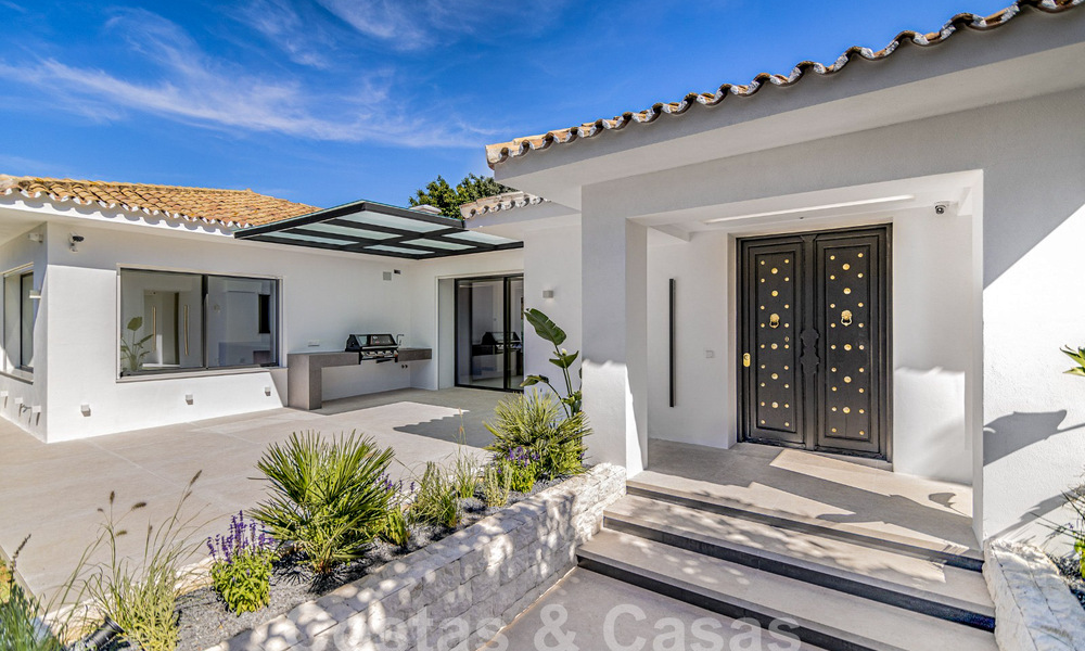 Nouvelle villa méditerranéenne moderne de plain-pied à vendre, frontline golf, proche de San Pedro - Marbella 62536