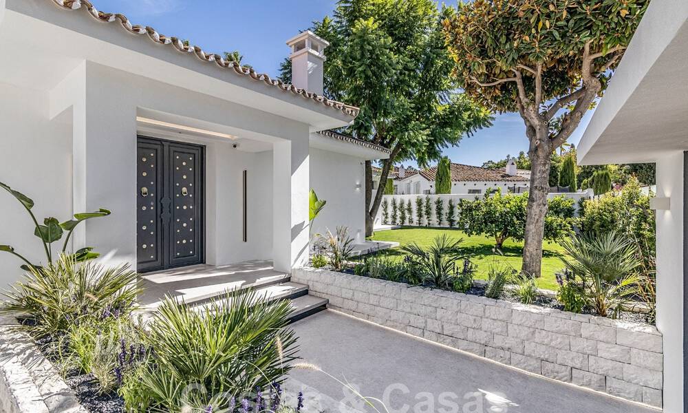 Nouvelle villa méditerranéenne moderne de plain-pied à vendre, frontline golf, proche de San Pedro - Marbella 62537