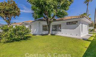 Nouvelle villa méditerranéenne moderne de plain-pied à vendre, frontline golf, proche de San Pedro - Marbella 62538 