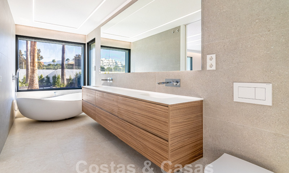 Nouvelle villa méditerranéenne moderne de plain-pied à vendre, frontline golf, proche de San Pedro - Marbella 62554