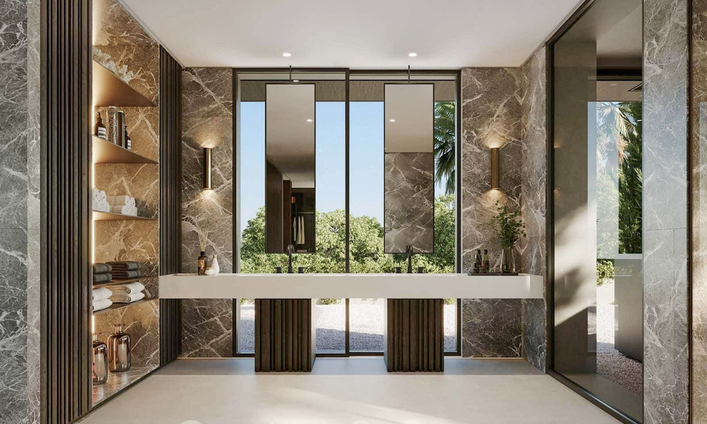Terrain à bâtir avec un projet de villa design innovante à vendre en bordure de golf, dans un quartier résidentiel fermé et sécurisé à Nueva Andalucia, Marbella 62569