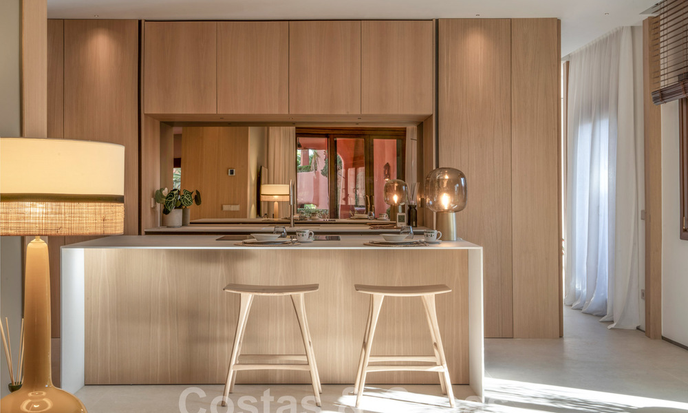 Appartement moderne rénové dans un complexe balnéaire exclusif sur le nouveau Golden Mile entre Marbella et Estepona 62615