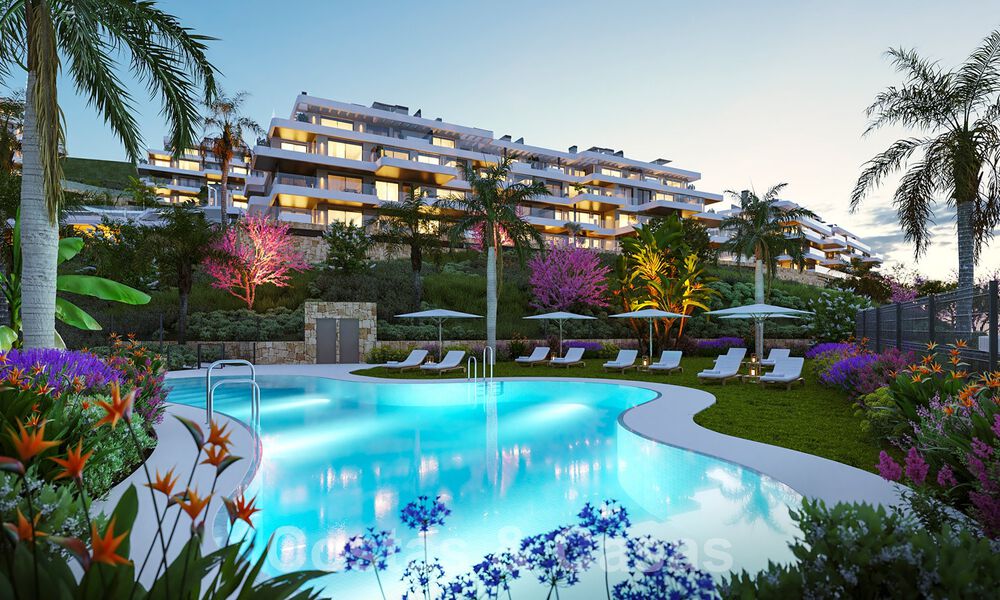 Appartements neufs et modernes à vendre avec vue sur la mer et à deux pas du terrain de golf à Mijas, Costa del Sol 62577