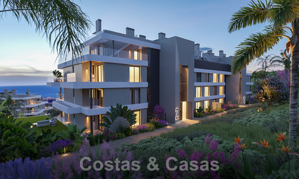 Appartements neufs et modernes à vendre avec vue sur la mer et à deux pas du terrain de golf à Mijas, Costa del Sol 62581