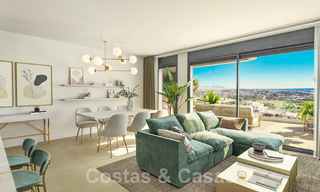 Appartements neufs et modernes à vendre avec vue sur la mer et à deux pas du terrain de golf à Mijas, Costa del Sol 62582 