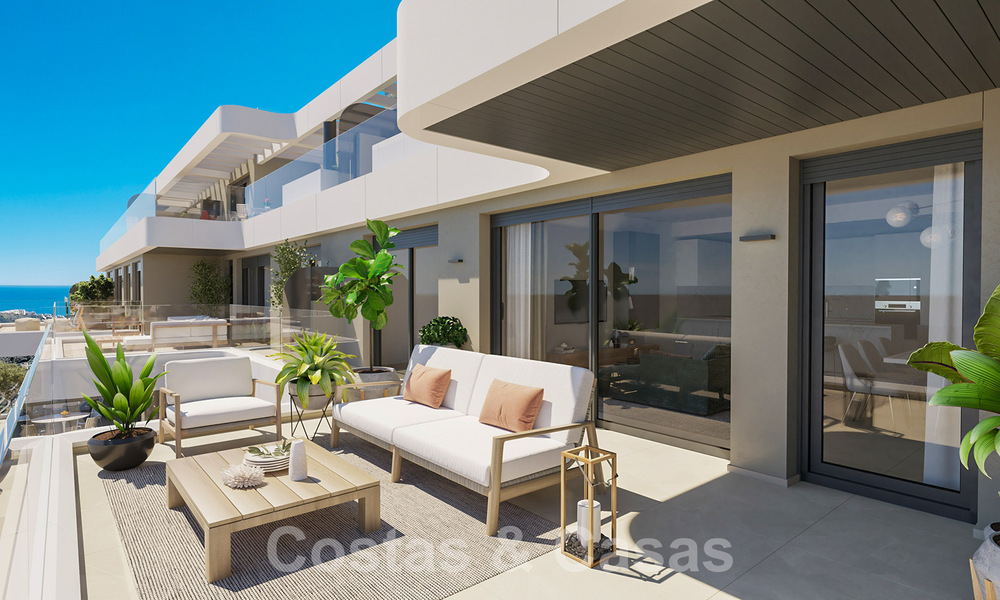 Appartements neufs et modernes à vendre avec vue sur la mer et à deux pas du terrain de golf à Mijas, Costa del Sol 62584
