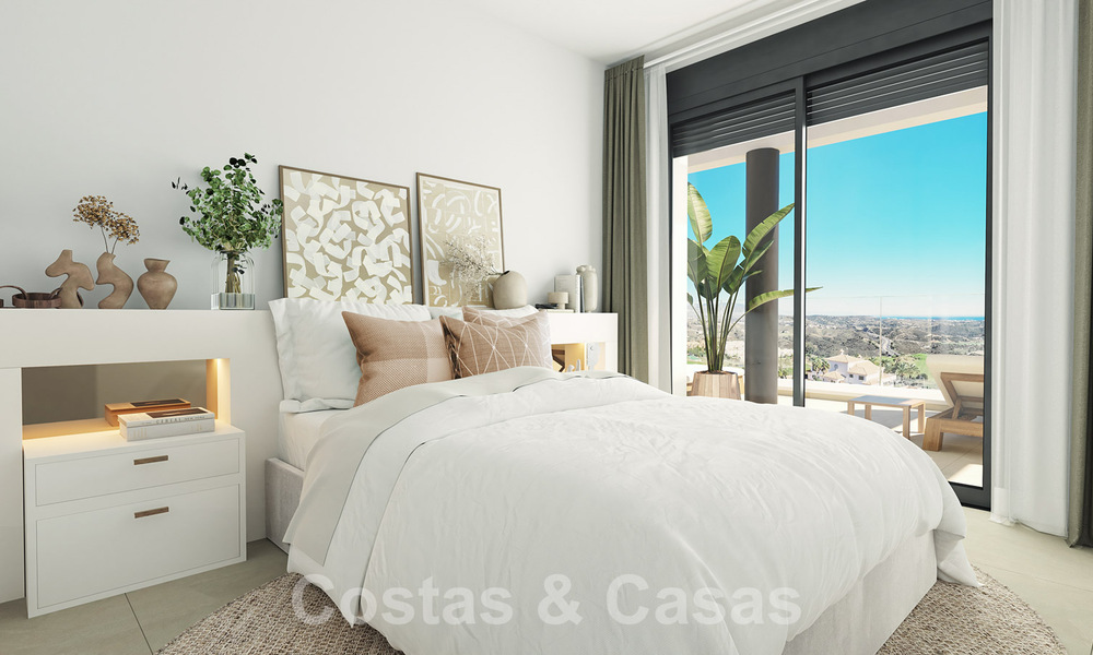 Appartements neufs et modernes à vendre avec vue sur la mer et à deux pas du terrain de golf à Mijas, Costa del Sol 62585