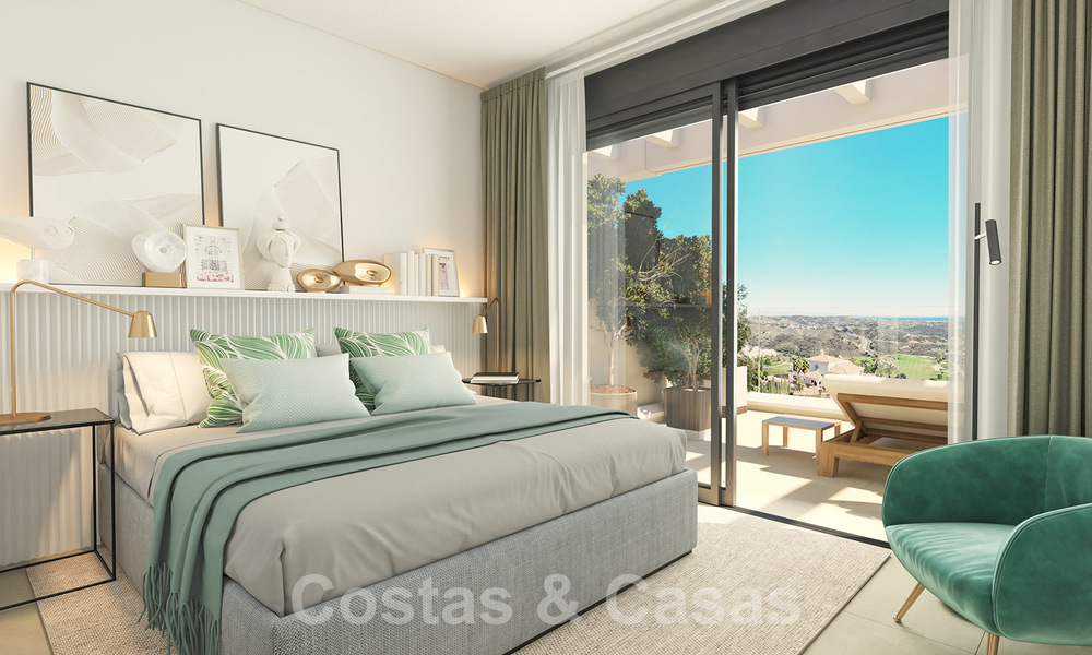 Appartements neufs et modernes à vendre avec vue sur la mer et à deux pas du terrain de golf à Mijas, Costa del Sol 62591