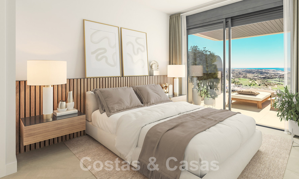 Appartements neufs et modernes à vendre avec vue sur la mer et à deux pas du terrain de golf à Mijas, Costa del Sol 62592