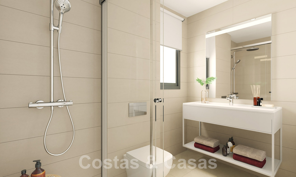 Appartements neufs et modernes à vendre avec vue sur la mer et à deux pas du terrain de golf à Mijas, Costa del Sol 62593