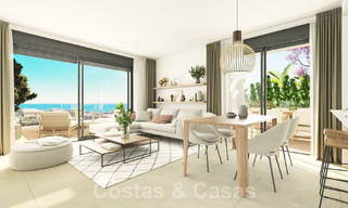 Appartements neufs et modernes à vendre avec vue sur la mer et à deux pas du terrain de golf à Mijas, Costa del Sol 62594 