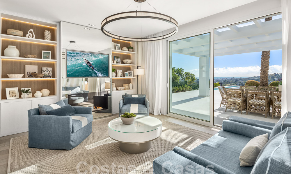 Villa de luxe sophistiquée avec vue panoramique sur la mer à vendre à Nueva Andalucia, Marbella 62775