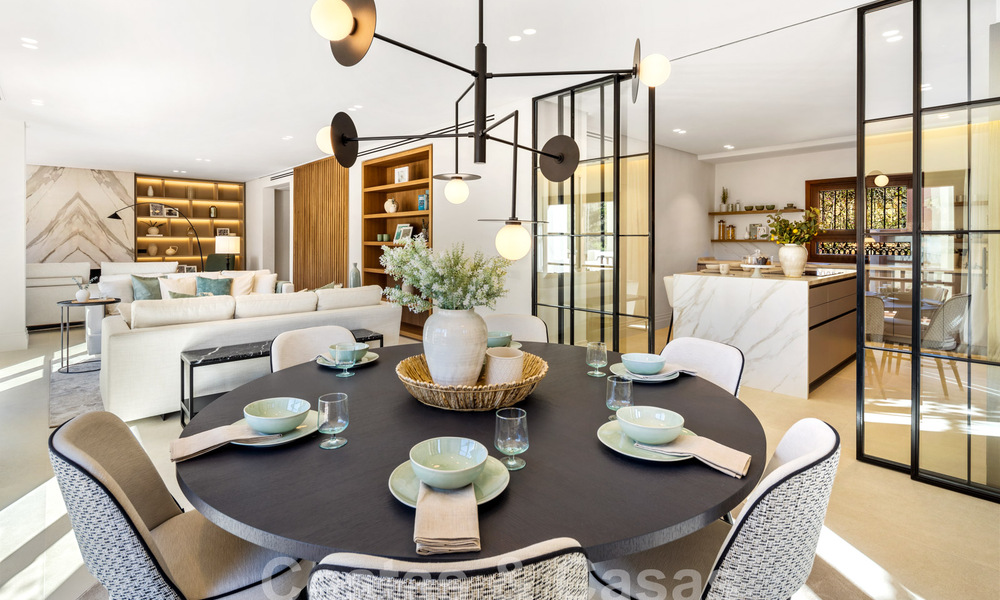 Maison méditerranéenne luxueusement rénovée à vendre dans un quartier résidentiel fermé exclusif sur le Golden Mile de Marbella 62730