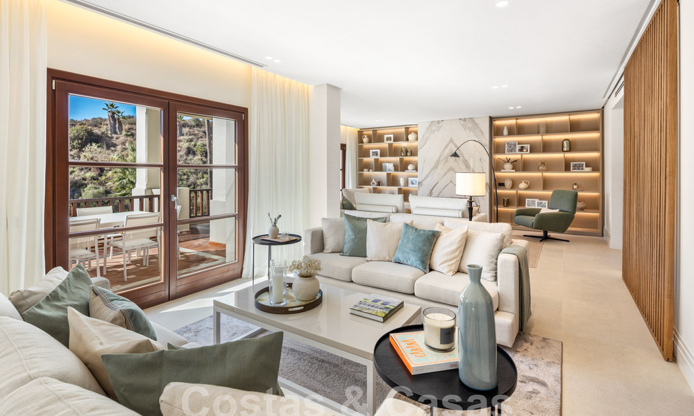 Maison méditerranéenne luxueusement rénovée à vendre dans un quartier résidentiel fermé exclusif sur le Golden Mile de Marbella 62731