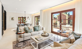 Maison méditerranéenne luxueusement rénovée à vendre dans un quartier résidentiel fermé exclusif sur le Golden Mile de Marbella 62732 