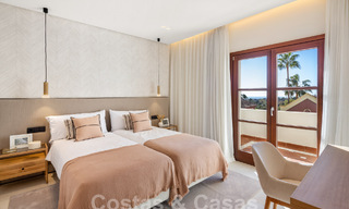 Maison méditerranéenne luxueusement rénovée à vendre dans un quartier résidentiel fermé exclusif sur le Golden Mile de Marbella 62737 