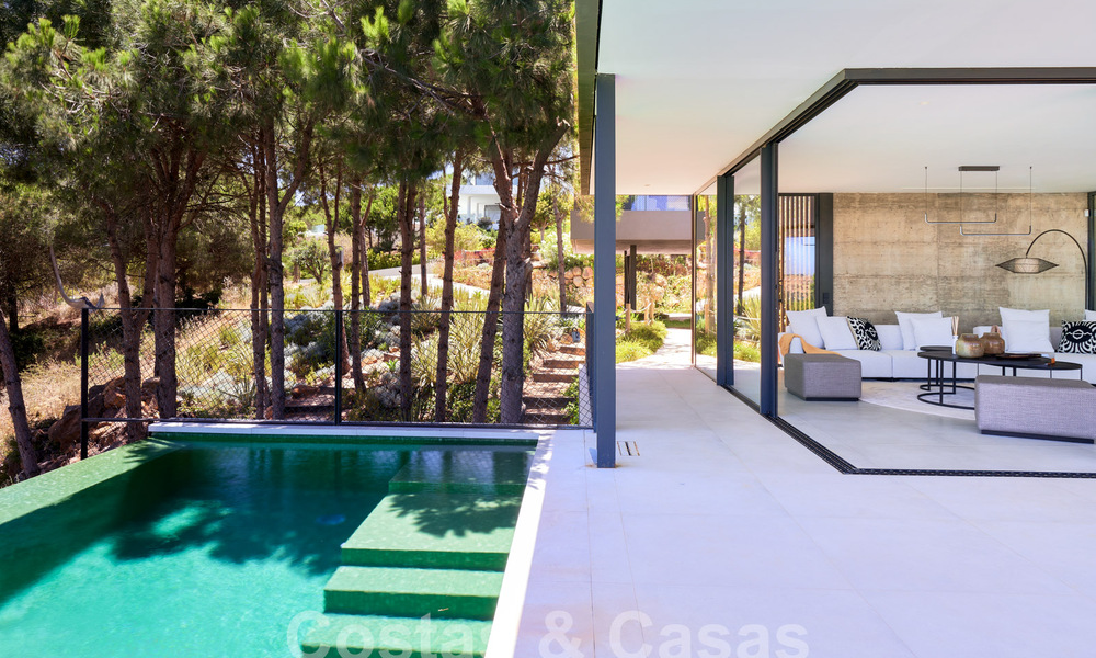 Villa design à l'architecture avant-gardiste à vendre dans une zone verte de Sotogrande, Costa del Sol 62855