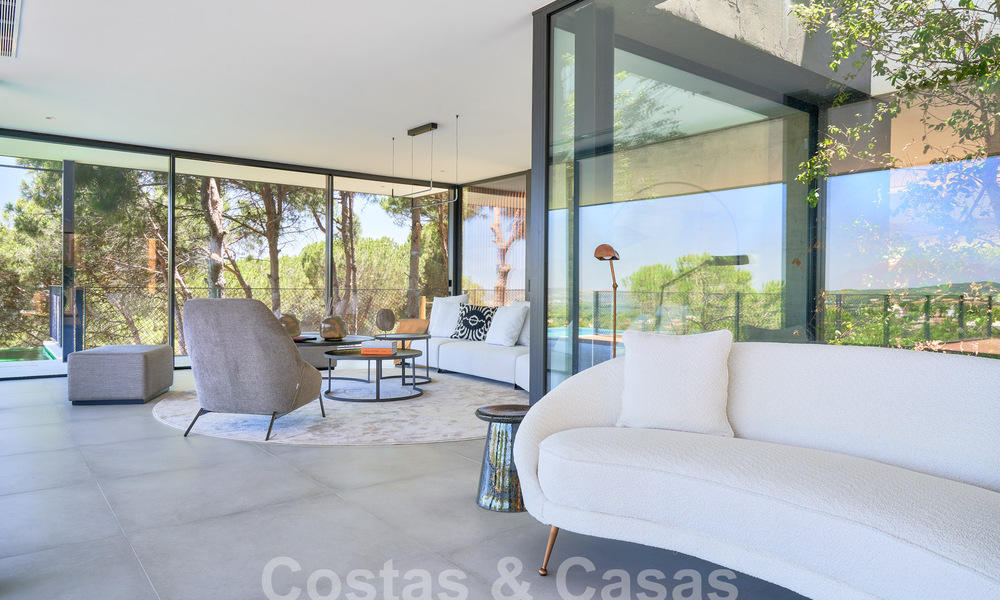 Villa design à l'architecture avant-gardiste à vendre dans une zone verte de Sotogrande, Costa del Sol 62857