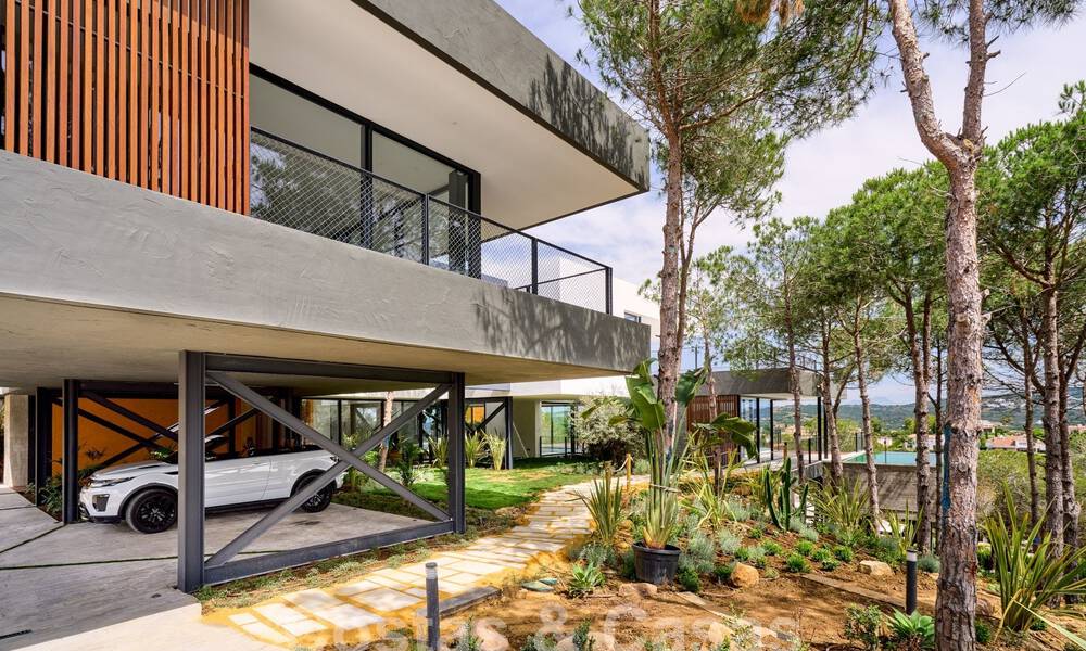 Villa design à l'architecture avant-gardiste à vendre dans une zone verte de Sotogrande, Costa del Sol 62863