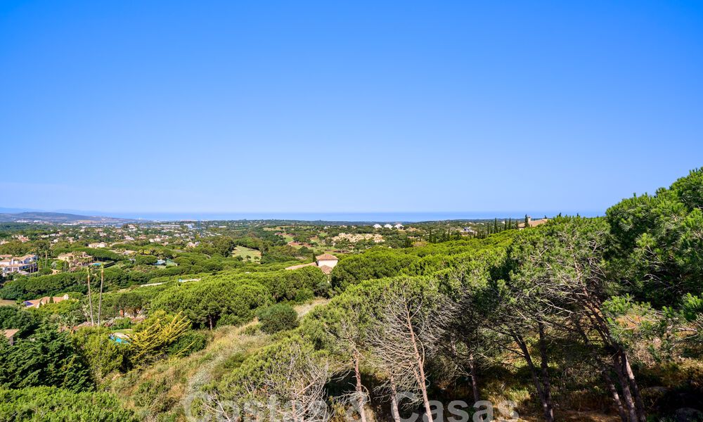 Villa design à l'architecture avant-gardiste à vendre dans une zone verte de Sotogrande, Costa del Sol 62867