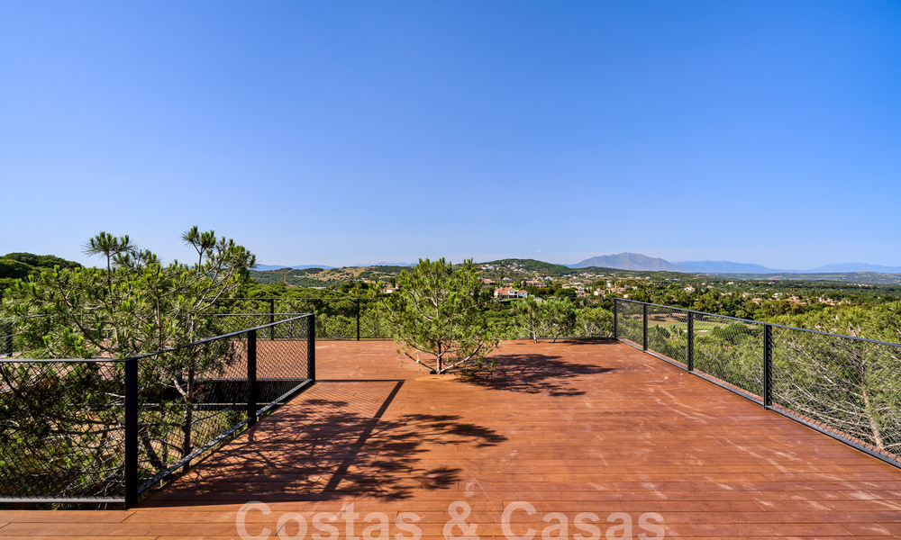 Villa design à l'architecture avant-gardiste à vendre dans une zone verte de Sotogrande, Costa del Sol 62868