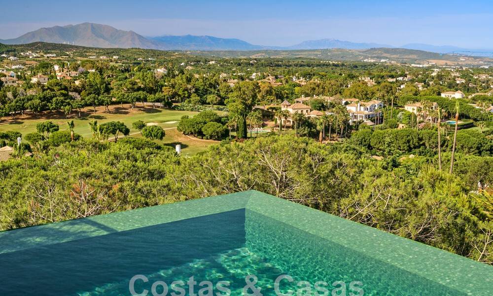 Villa design à l'architecture avant-gardiste à vendre dans une zone verte de Sotogrande, Costa del Sol 62869