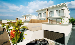 Nouvelles maisons contemporaines de luxe à vendre dans la vallée du golf de Mijas, Costa del Sol 63030 