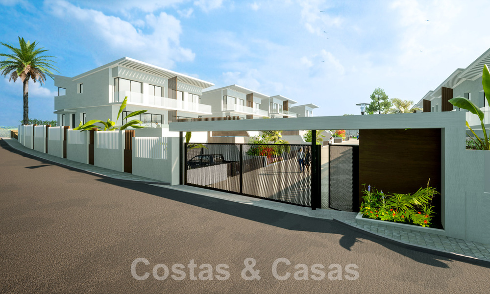 Nouvelles maisons contemporaines de luxe à vendre dans la vallée du golf de Mijas, Costa del Sol 63031