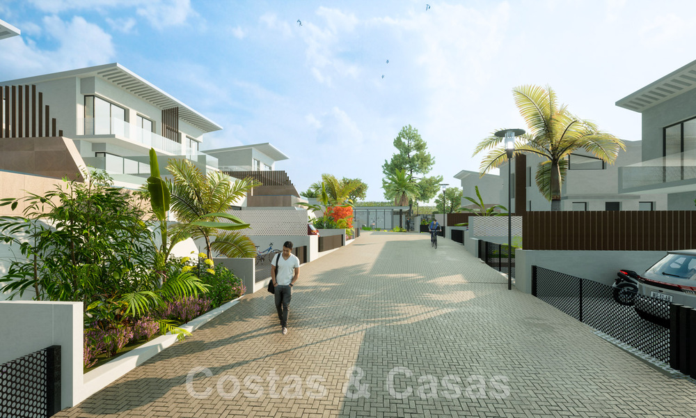 Nouvelles maisons contemporaines de luxe à vendre dans la vallée du golf de Mijas, Costa del Sol 63033