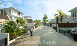 Nouvelles maisons contemporaines de luxe à vendre dans la vallée du golf de Mijas, Costa del Sol 63033 