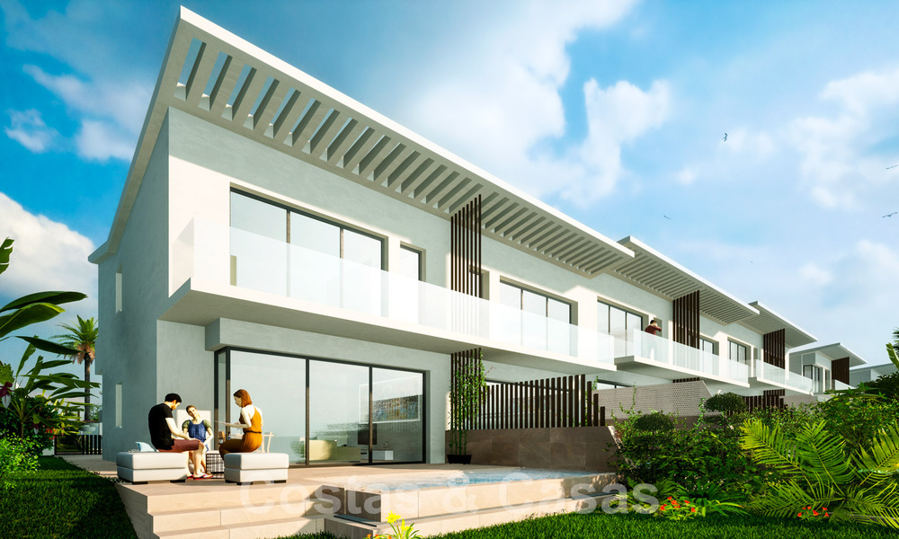 Nouvelles maisons contemporaines de luxe à vendre dans la vallée du golf de Mijas, Costa del Sol 63035