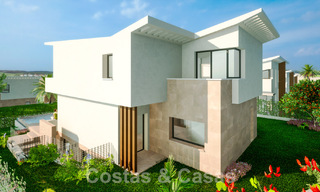 Nouvelles maisons contemporaines de luxe à vendre dans la vallée du golf de Mijas, Costa del Sol 63036 