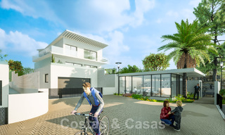 Nouvelles maisons contemporaines de luxe à vendre dans la vallée du golf de Mijas, Costa del Sol 63038 