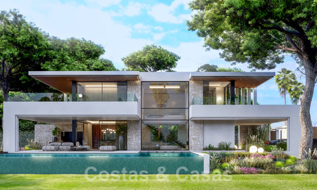 Villa de luxe supérieure en construction à vendre, en première ligne de golf dans un quartier privilégié de l'est de Marbella 62980
