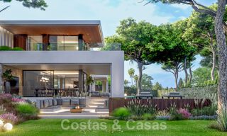 Villa de luxe supérieure en construction à vendre, en première ligne de golf dans un quartier privilégié de l'est de Marbella 62984 