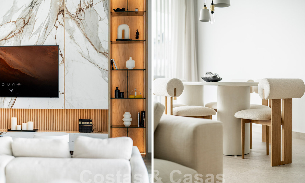 Appartement moderne de première classe à vendre, avec vue sur la mer, le golf et les montagnes à Benahavis - Marbella 63128