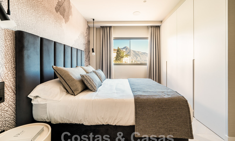 Appartement de luxe à vendre avec un intérieur moderne dans une complexe de luxe dans la vallée du golf de Nueva Andalucia, Marbella 63260