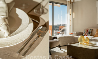 Appartement de luxe à vendre avec un intérieur moderne dans une complexe de luxe dans la vallée du golf de Nueva Andalucia, Marbella 63292 