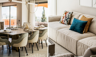 Appartement de luxe à vendre avec un intérieur moderne dans une complexe de luxe dans la vallée du golf de Nueva Andalucia, Marbella 63297 