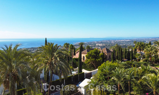 Villa andalouse de luxe à vendre dans le quartier résidentiel exclusif de Sierra Blanca sur le Golden Mile de Marbella 63111 