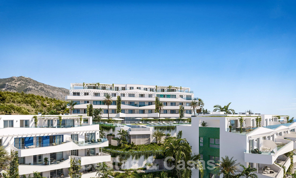 Appartements neufs et innovants à vendre avec vue panoramique sur la mer à Mijas, Costa del Sol 63078