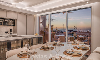Penthouse moderne rénové à vendre, en première ligne dans la marina emblématique de Puerto Banus, Marbella 63436 