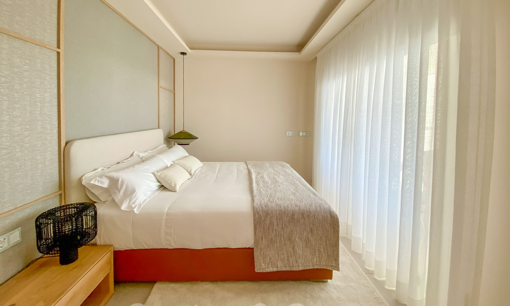 Appartement moderne avec jardin à vendre avec vue sur la mer dans un complexe balnéaire de luxe sur le nouveau Golden Mile, Marbella – Estepona 63405