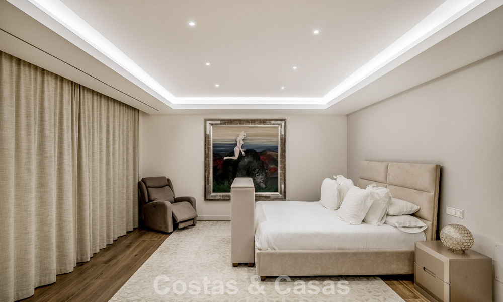Villa de luxe contemporaine rénovée à vendre avec vue sur la mer à Sierra Blanca sur le Golden Mile de Marbella 63504