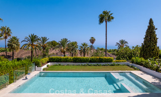 Villa de luxe contemporaine rénovée à vendre avec vue sur la mer à Sierra Blanca sur le Golden Mile de Marbella 63509 