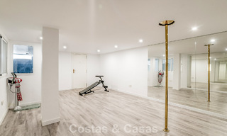 Villa de luxe contemporaine rénovée à vendre avec vue sur la mer à Sierra Blanca sur le Golden Mile de Marbella 63516 